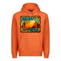 Carrot desert vibes background Premium Hoodie - RanaPortraitStore