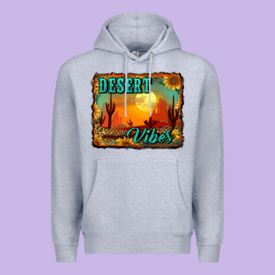 Desert Vibes Background Premium Hoodie Designed By Ranaportraitstore