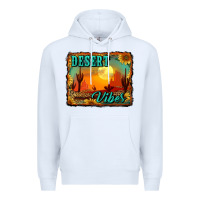 White desert vibes background Premium Hoodie - RanaPortraitStore