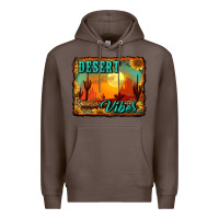 Coffee desert vibes background Premium Hoodie - RanaPortraitStore