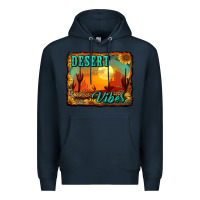 Navy desert vibes background Premium Hoodie - RanaPortraitStore