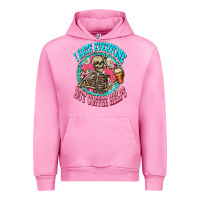 Fuchsia Pink i hate everyone but coffee helps Urban Hoodie - Zillion Design Studio