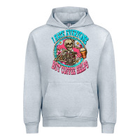Heather Grey i hate everyone but coffee helps Urban Hoodie - Zillion Design Studio