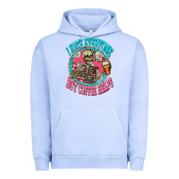 Pigment Grape Ice i hate everyone but coffee helps Urban Hoodie - Zillion Design Studio