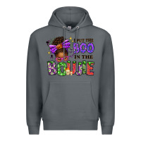 Rock I Put The Boo In The Boujie Messy Bun Premium Hoodie - texasbilliewilder