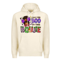 Tofu I Put The Boo In The Boujie Messy Bun Premium Hoodie - texasbilliewilder