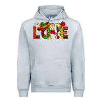 Heather Grey Mexico Love Urban Hoodie - texasbilliewilder