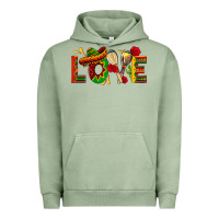 Pigment Oil Green Mexico Love Urban Hoodie - texasbilliewilder