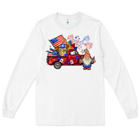 White american gnomies truck Long Sleeve Tee - BarkalooDesign