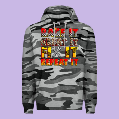 Race It Great It Fix It Repeat It Premium Hoodie Designed By Zillion Design Studio