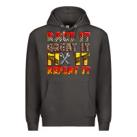 Smoke race it great it fix it repeat it Premium Hoodie - Zillion Design Studio