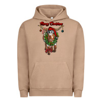 Pigment Burro merry christmas longhorn cow Urban Hoodie - RanaPortraitStore