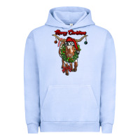 Pigment Grape Ice merry christmas longhorn cow Urban Hoodie - RanaPortraitStore