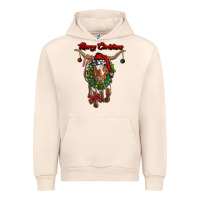 Sandshell merry christmas longhorn cow Urban Hoodie - RanaPortraitStore