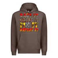 Coffee race it great it fix it repeat it Premium Hoodie - Zillion Design Studio
