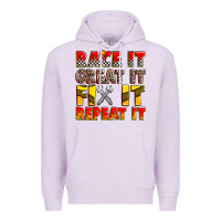 Lilac race it great it fix it repeat it Premium Hoodie - Zillion Design Studio