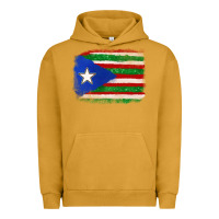 Pigment Peanut Butter Mexico and Puerto Rico Flag Urban Hoodie - texasbilliewilder