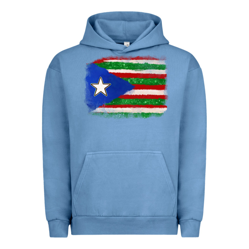 Mexico And Puerto Rico Flag Urban Hoodie by texasbilliewilder | Teevron