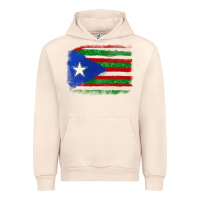 Sandshell Mexico and Puerto Rico Flag Urban Hoodie - texasbilliewilder