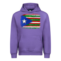 Tulip Mexico and Puerto Rico Flag Urban Hoodie - texasbilliewilder