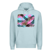 Blue Mist race background Premium Hoodie - Zillion Design Studio