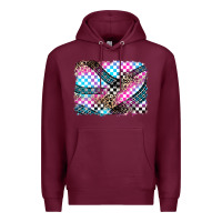 Burgundy race background Premium Hoodie - Zillion Design Studio