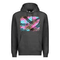 Charcoal Heather race background Premium Hoodie - Zillion Design Studio