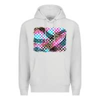 Dove Grey race background Premium Hoodie - Zillion Design Studio