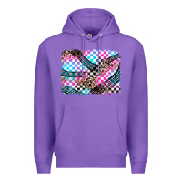 Purple race background Premium Hoodie - Zillion Design Studio