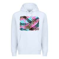 White race background Premium Hoodie - Zillion Design Studio