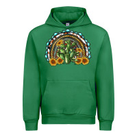 Emerald western rainbow with cactus Urban Hoodie - RanaPortraitStore