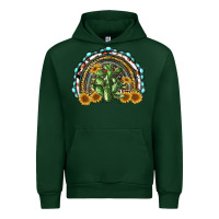 Forest Green western rainbow with cactus Urban Hoodie - RanaPortraitStore