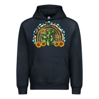 Navy western rainbow with cactus Urban Hoodie - RanaPortraitStore