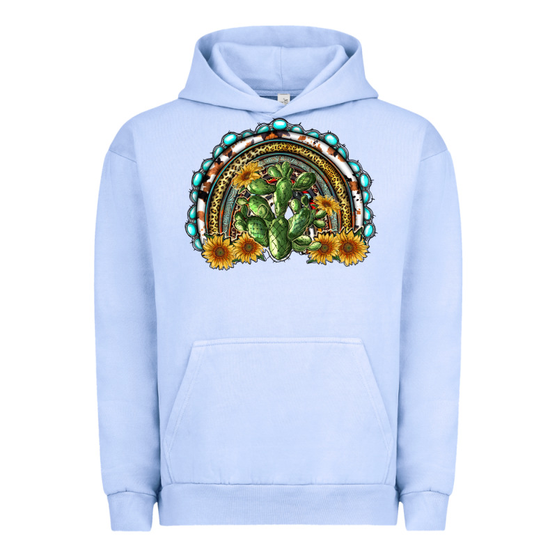 Western Rainbow With Cactus Urban Hoodie by RanaPortraitStore | Teevron