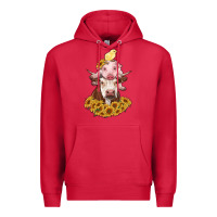 Cardinal cow with pig and chick Premium Hoodie - RanaPortraitStore
