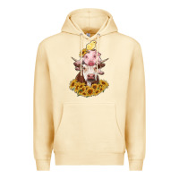 Pina Colada cow with pig and chick Premium Hoodie - RanaPortraitStore