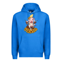 True Royal cow with pig and chick Premium Hoodie - RanaPortraitStore