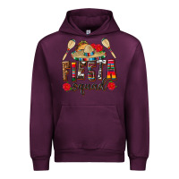 Mauve Wine Mexico Fiesta Squad Urban Hoodie - texasbilliewilder
