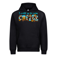 Black i could go for some coffee Urban Hoodie - Zillion Design Studio