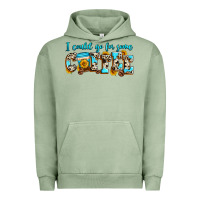 Pigment Oil Green i could go for some coffee Urban Hoodie - Zillion Design Studio