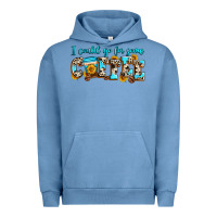 Pigment Pebble Blue i could go for some coffee Urban Hoodie - Zillion Design Studio