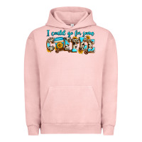 Pigment Salmon i could go for some coffee Urban Hoodie - Zillion Design Studio