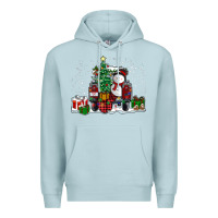 Blue Mist christmas truck Premium Hoodie - RanaPortraitStore