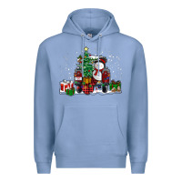 Colony Blue christmas truck Premium Hoodie - RanaPortraitStore