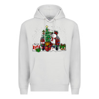 Dove Grey christmas truck Premium Hoodie - RanaPortraitStore