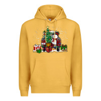Mustard christmas truck Premium Hoodie - RanaPortraitStore