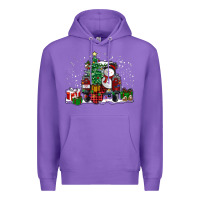 Purple christmas truck Premium Hoodie - RanaPortraitStore