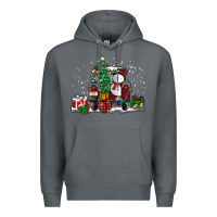 Rock christmas truck Premium Hoodie - RanaPortraitStore