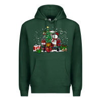Sports Green christmas truck Premium Hoodie - RanaPortraitStore