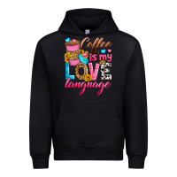 Black coffee is my love language Urban Hoodie - Zillion Design Studio